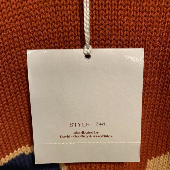 Slazenger Men's Graphic Knit Golf Sweater Sz L NEW Gift Relaxed Fit 100% Cotton - Picture 6 of 6